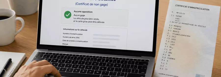 certificat de non gage