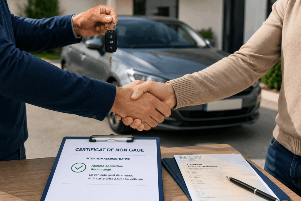 certificat de non gage